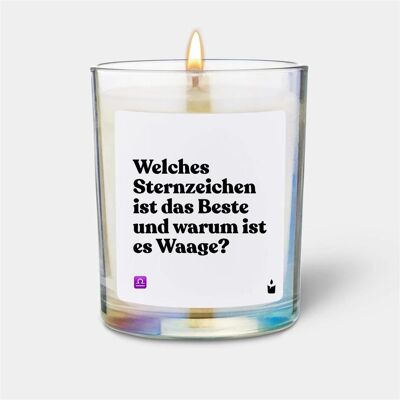 Chatty Candles, Bougie parfumée, Duftkerze Flowery Welches Sternzeichen ist das Beste und warum ist es Waage? - Publicité Chatty Candles, Bougie parfumée, Duftkerze Flowery Welches Sternzeichen ist das Beste und warum ist es Waage? - Publicité
