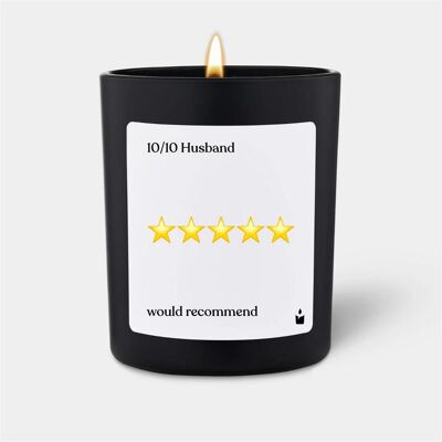 Chatty Candles, Bougie parfumée, Bougie parfumée Flowery 10/10 Husband would recommend - Publicité Chatty Candles, Bougie parfumée, Bougie parfumée Flowery 10/10 Husband would recommend - Publicité