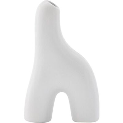 Venture Home - Vase Aya - Blanc - Céramique artistique - Décoration intérieure - Publicité Venture Home - Vase Aya - Blanc - Céramique artistique - Décoration intérieure - Publicité
