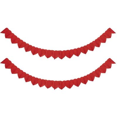 Idena Guirlande Coeur 200cm 2 pièces (2 pcs) - Publicité Idena Guirlande Coeur 200cm 2 pièces (2 pcs) - Publicité