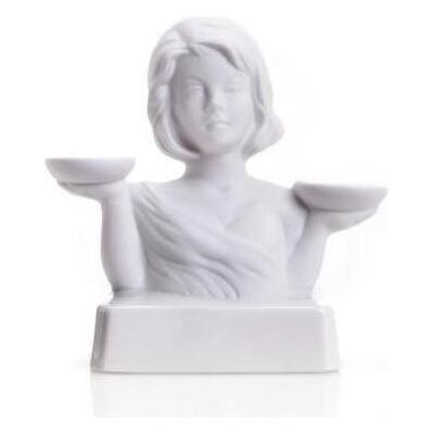 Wagner, Figurines et sculptures décoratives, 2715 BW - Figurine en porcelaine signe du zodiaque Balance 10 cm, biscuit blanc - Publicité Wagner, Figurines et sculptures décoratives, 2715 BW - Figurine en porcelaine signe du zodiaque Balance 10 cm, biscuit blanc - Publicité