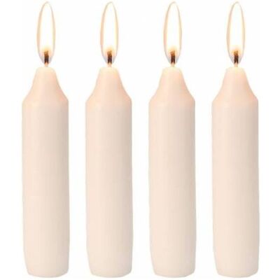 Magni, Bougie, Bougies de l'Avent 4pcs blanc 21x100mm (4 pcs) - Publicité Magni, Bougie, Bougies de l'Avent 4pcs blanc 21x100mm (4 pcs) - Publicité