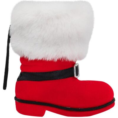 Idena, Décorations de Noël, Botte de Saint Nicolas rouge 10x6x11cm - Publicité Idena, Décorations de Noël, Botte de Saint Nicolas rouge 10x6x11cm - Publicité