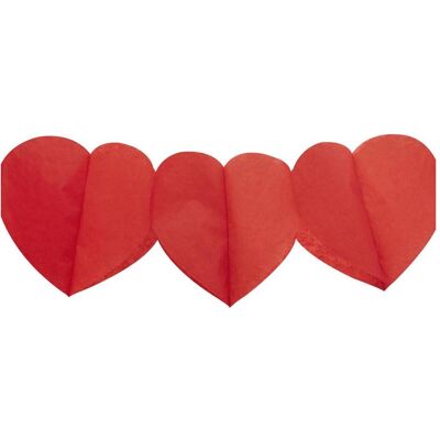 Idena Guirlande Coeur 17,8x16,5cm (1 pcs) - Publicité Idena Guirlande Coeur 17,8x16,5cm (1 pcs) - Publicité