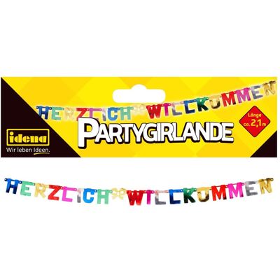 Idena Guirlande Bienvenue 210cm FSC-Mix (1 pcs) - Publicité Idena Guirlande Bienvenue 210cm FSC-Mix (1 pcs) - Publicité