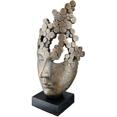GILDE Casablanca Maschera Femminile Figure Décorative - 15x31,5x10 cm - Publicité GILDE Casablanca Maschera Femminile Figure Décorative - 15x31,5x10 cm - Publicité
