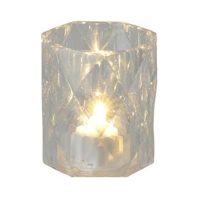 Photophore, Photophore LED 4,7x4,7x5,7 clair - Publicité Photophore, Photophore LED 4,7x4,7x5,7 clair - Publicité