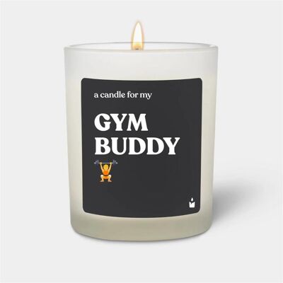 Chatty Candles, Bougie parfumée, Bougie parfumée Woody a candle for my gym buddy - Publicité Chatty Candles, Bougie parfumée, Bougie parfumée Woody a candle for my gym buddy - Publicité