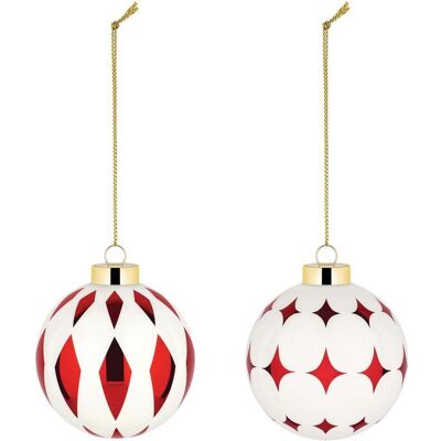 Alessi Décorations de sapin de Noël, Delight (2x) - Publicité Alessi Décorations de sapin de Noël, Delight (2x) - Publicité
