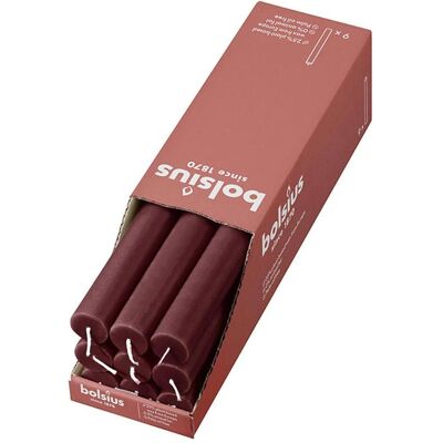 BOLSIUS Bougies Rustica 270/23 Rouge Velours - Publicité BOLSIUS Bougies Rustica 270/23 Rouge Velours - Publicité