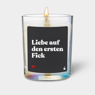 Chatty Candles, Bougie parfumée, Duftkerze Flowery Liebe auf den ersten Fick - Publicité Chatty Candles, Bougie parfumée, Duftkerze Flowery Liebe auf den ersten Fick - Publicité
