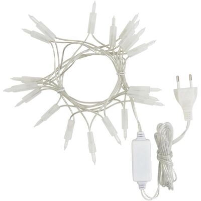 Konstsmide, Guirlande lumineuse, Mini-chaîne lumineuse LED 20 ww LED 6301103 câble transparent (4.35 m) - Publicité Konstsmide, Guirlande lumineuse, Mini-chaîne lumineuse LED 20 ww LED 6301103 câble transparent (4.35 m) - Publicité