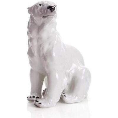 Wagner, Figurines et sculptures décoratives, 430/40 - Ours polaire en porcelaine, 22 cm, laqué blanc - Publicité Wagner, Figurines et sculptures décoratives, 430/40 - Ours polaire en porcelaine, 22 cm, laqué blanc - Publicité