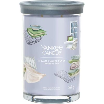 Yankee Candle, Bougie parfumée, Bougie parfumée Calm & Quiet Place Signature Large Tumbler (567 g) - Publicité Yankee Candle, Bougie parfumée, Bougie parfumée Calm & Quiet Place Signature Large Tumbler (567 g) - Publicité