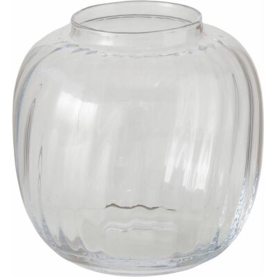 Boltze Home Vase - 19 cm - Verre clair - Brillant - Uniforme - Vase - Publicité Boltze Home Vase - 19 cm - Verre clair - Brillant - Uniforme - Vase - Publicité