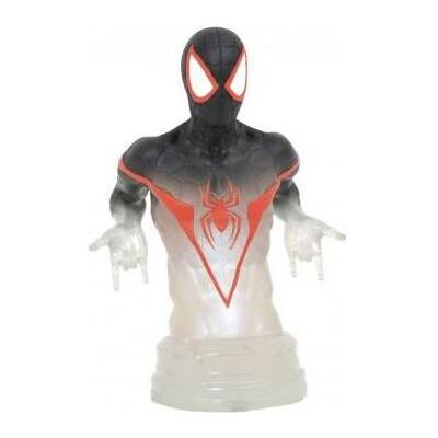 Diamond Select Toys Miles Morales Camouflage Bust - 17,8 cm - Publicité Diamond Select Toys Miles Morales Camouflage Bust - 17,8 cm - Publicité