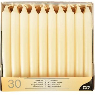 Bougies crème STARPAK - Bougie - Publicité Bougies crème STARPAK - Bougie - Publicité