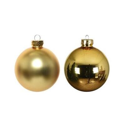 Kaemingk, Décorations de sapin de Noël, Boules de Noël Verre Brillant, Mat Mixte D8Cm - Publicité Kaemingk, Décorations de sapin de Noël, Boules de Noël Verre Brillant, Mat Mixte D8Cm - Publicité