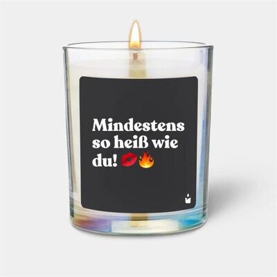 Chatty Candles, Bougie parfumée, Bougie parfumée Rainbow Woody "Au moins aussi chaud que vous !" - Publicité Chatty Candles, Bougie parfumée, Bougie parfumée Rainbow Woody "Au moins aussi chaud que vous !" - Publicité