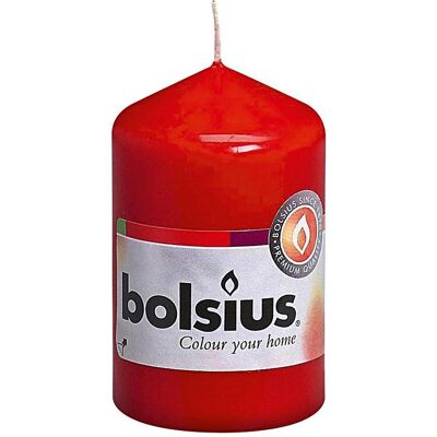 15x Bolsius, Bougie, Bougie ronde 8x4,8cm rouge - Publicité 15x Bolsius, Bougie, Bougie ronde 8x4,8cm rouge - Publicité