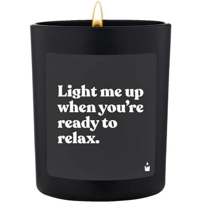 Chatty Candles, Bougie parfumée, Bougie parfumée Flowery Light me up when you're ready to relax. Publicité Chatty Candles, Bougie parfumée, Bougie parfumée Flowery Light me up when you're ready to relax. Publicité