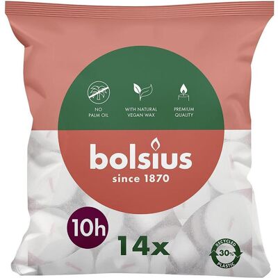 6x Bolsius, Bougie, Maxi bougies à chauffe-plat (14 pcs) - Publicité 6x Bolsius, Bougie, Maxi bougies à chauffe-plat (14 pcs) - Publicité