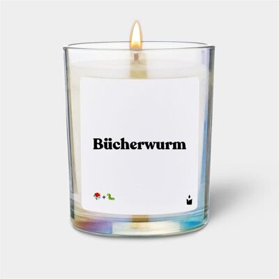 Chatty Candles, Bougie parfumée, Duftkerze Flowery Bücherwurm - Publicité Chatty Candles, Bougie parfumée, Duftkerze Flowery Bücherwurm - Publicité