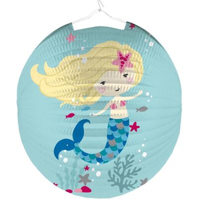 Amscan Lanterne à tirer "Sirène" 25 cm (10 pcs) - Publicité Amscan Lanterne à tirer "Sirène" 25 cm (10 pcs) - Publicité