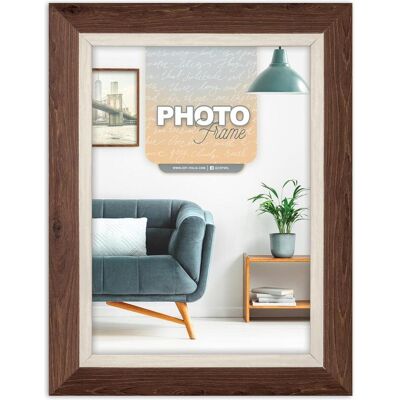 ZEP, Cadre photo, Cadre photo NT239B Adler Brown 20x30 cm (20 x 30 cm) - Publicité ZEP, Cadre photo, Cadre photo NT239B Adler Brown 20x30 cm (20 x 30 cm) - Publicité