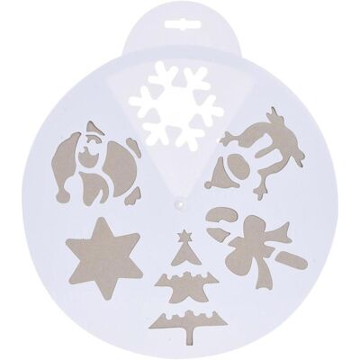 Modèle de peinture de fenêtre de Noël Springos - Décoration saisonnière - Publicité Modèle de peinture de fenêtre de Noël Springos - Décoration saisonnière - Publicité