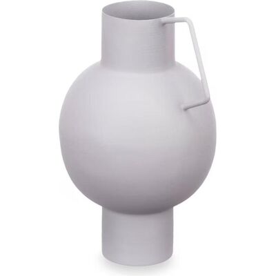 Giftdecor - Stahlvase Pastellgrau - Gris pastel - Convexe - Vase - Publicité Giftdecor - Stahlvase Pastellgrau - Gris pastel - Convexe - Vase - Publicité