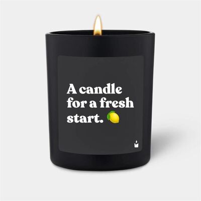 Chatty Candles, Bougie parfumée, Bougie parfumée Woody A candle for a fresh start. Publicité Chatty Candles, Bougie parfumée, Bougie parfumée Woody A candle for a fresh start. Publicité