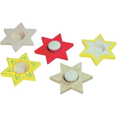 Beleduc - Kit de loisirs créatifs - Lumière sur toile - Support à bougies - Publicité Beleduc - Kit de loisirs créatifs - Lumière sur toile - Support à bougies - Publicité