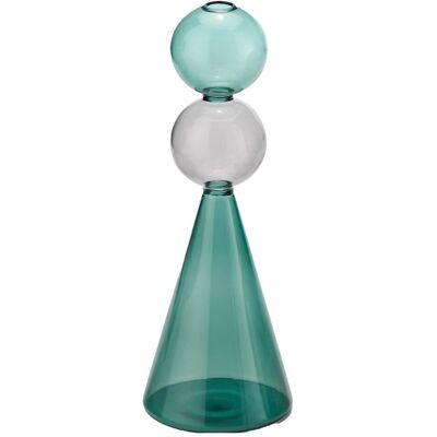 Philippi Vase, Vase Curiosa cône verre ø 9x27 cm - Publicité Philippi Vase, Vase Curiosa cône verre ø 9x27 cm - Publicité