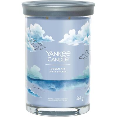 Yankee Candle, Bougie parfumée, Bougie parfumée Ocean Air Signature Large Tumbler - Publicité Yankee Candle, Bougie parfumée, Bougie parfumée Ocean Air Signature Large Tumbler - Publicité