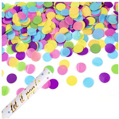 Amscan Canon à confettis 40cm multicolore - Publicité Amscan Canon à confettis 40cm multicolore - Publicité