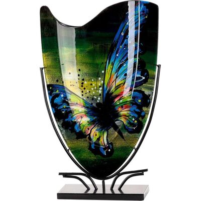 Gilde, Vase, Bodenvase Schmetterlinge (1x) - Publicité Gilde, Vase, Bodenvase Schmetterlinge (1x) - Publicité