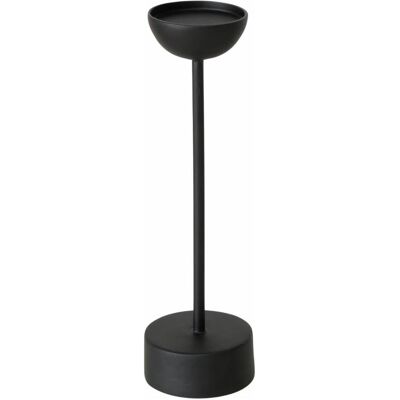 Boltze Home Vimo - Support à bougie rond en fer noir - Publicité Boltze Home Vimo - Support à bougie rond en fer noir - Publicité