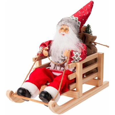 Basic, Décorations de Noël, Weihnachtsmann Bunt Schlitten 15 x 34 x 25 cm - Publicité Basic, Décorations de Noël, Weihnachtsmann Bunt Schlitten 15 x 34 x 25 cm - Publicité