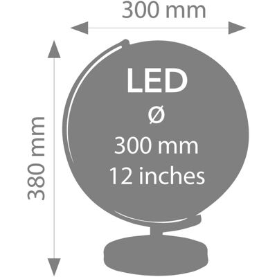 Troika, Globe, Globus STELLAR LIGHT TOUCH (30 cm) - Publicité Troika, Globe, Globus STELLAR LIGHT TOUCH (30 cm) - Publicité