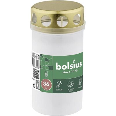 Bolsius, Bougie, Brûleur permanent avec couvercle (1 pcs) - Publicité Bolsius, Bougie, Brûleur permanent avec couvercle (1 pcs) - Publicité