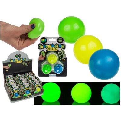 Magni, Décorations de sapin de Noël, Throw And Glow Balls 4cm 3pcs In Disp. (3x) - Publicité Magni, Décorations de sapin de Noël, Throw And Glow Balls 4cm 3pcs In Disp. (3x) - Publicité
