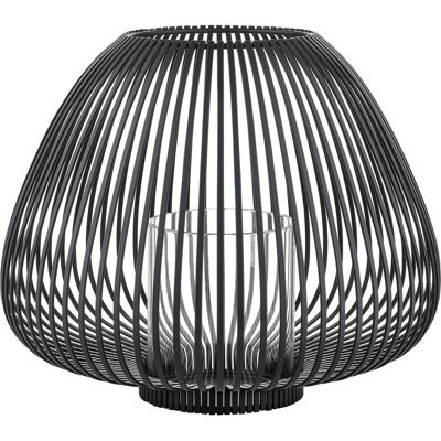 Blomus, Lanterne, LYVA Laterne black M 26,5cm - Publicité Blomus, Lanterne, LYVA Laterne black M 26,5cm - Publicité
