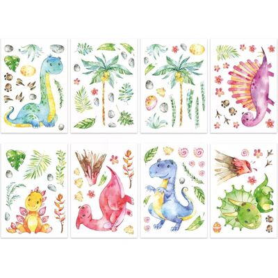Papierdrachen, Autocollant mural, Autocollants muraux - Dinosaures - Set 5 (22 x 30 cm) - Publicité Papierdrachen, Autocollant mural, Autocollants muraux - Dinosaures - Set 5 (22 x 30 cm) - Publicité