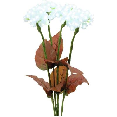 Europalms, Plantes artificielles, Hortensia, blanc avec fleurs, 100 LEDs - Publicité Europalms, Plantes artificielles, Hortensia, blanc avec fleurs, 100 LEDs - Publicité