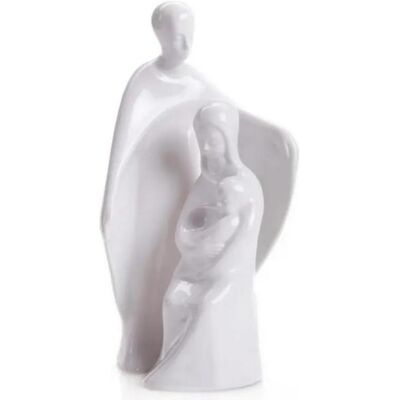 Wagner, Figurines et sculptures décoratives, 2641 BW - Figurine en porcelaine Marie, moderne, 13 cm, biscuit blanc - Publicité Wagner, Figurines et sculptures décoratives, 2641 BW - Figurine en porcelaine Marie, moderne, 13 cm, biscuit blanc - Publicité