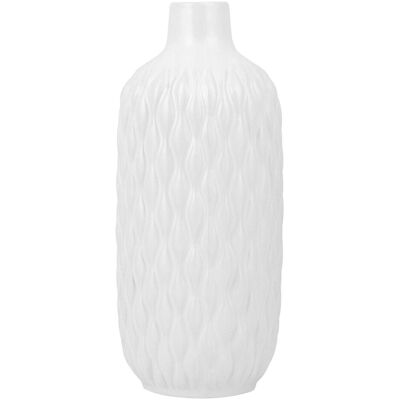 Vase Décorative Beliani EMAR Blanc 31cm - Vase Décoratif - Publicité Vase Décorative Beliani EMAR Blanc 31cm - Vase Décoratif - Publicité
