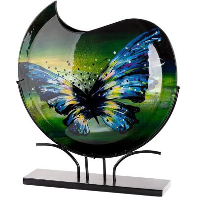 Gilde, Vase, Bodenvase Schmetterling - Publicité Gilde, Vase, Bodenvase Schmetterling - Publicité