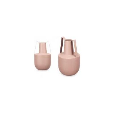 Giftdecor - Vase Stahl Doppelgriff - Sable Pastel - Vase - Publicité Giftdecor - Vase Stahl Doppelgriff - Sable Pastel - Vase - Publicité