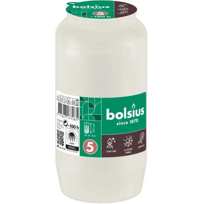 Bolsius, Bougie, Insertion blanche certifiée RSPO (1 pcs) - Publicité Bolsius, Bougie, Insertion blanche certifiée RSPO (1 pcs) - Publicité